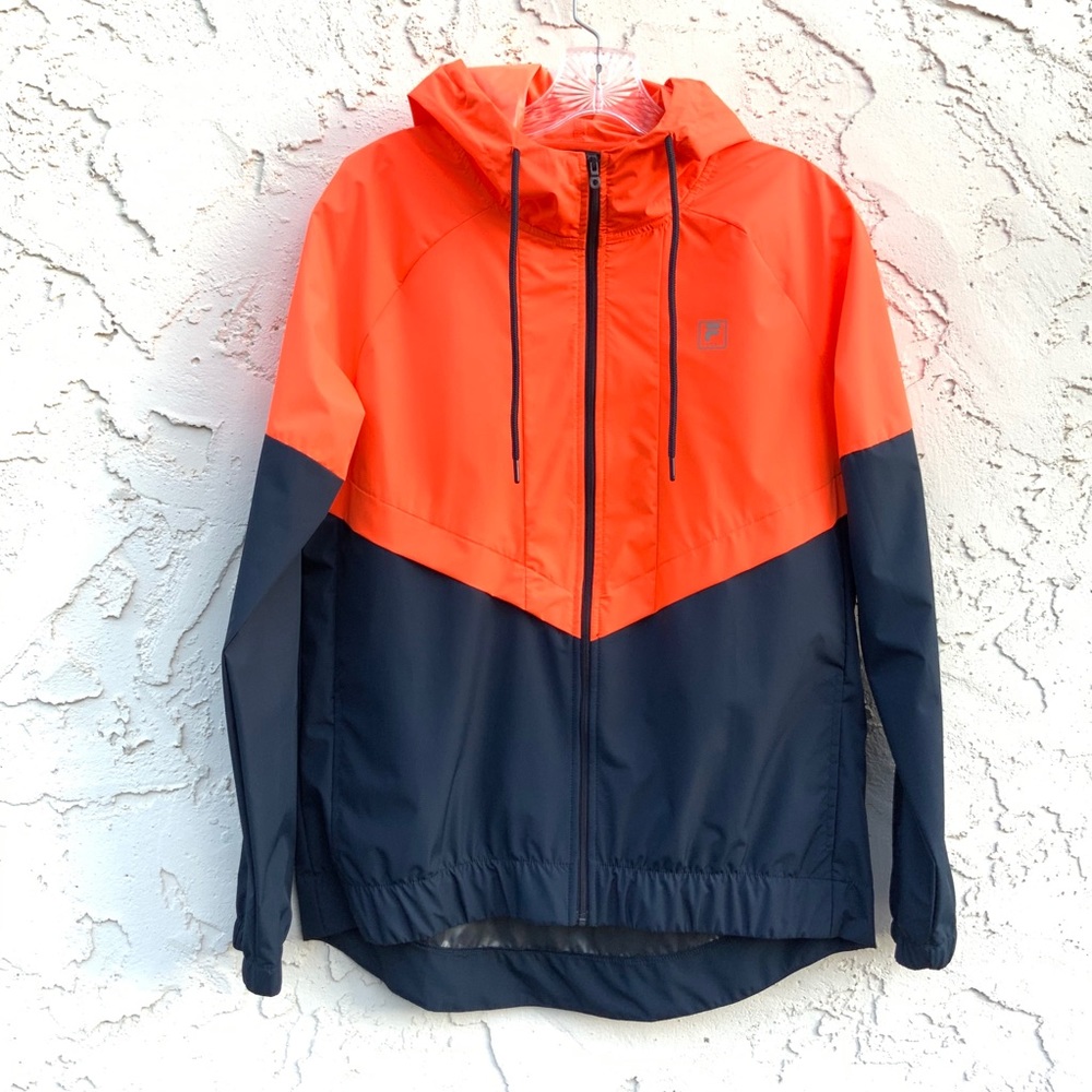 FILA Sport Lightweight Zip Up Hooded Windbreaker